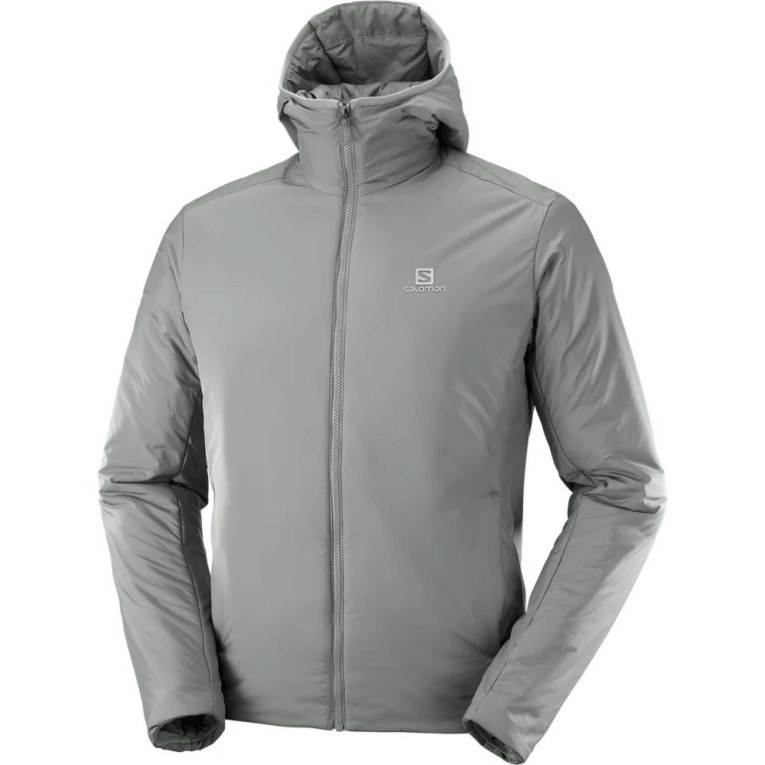 Grey Salomon Outrack Men's Insulated Jackets | IE VZ9867